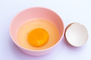 wet raw egg shells for calcium