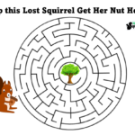 squirrel maze worksheet free